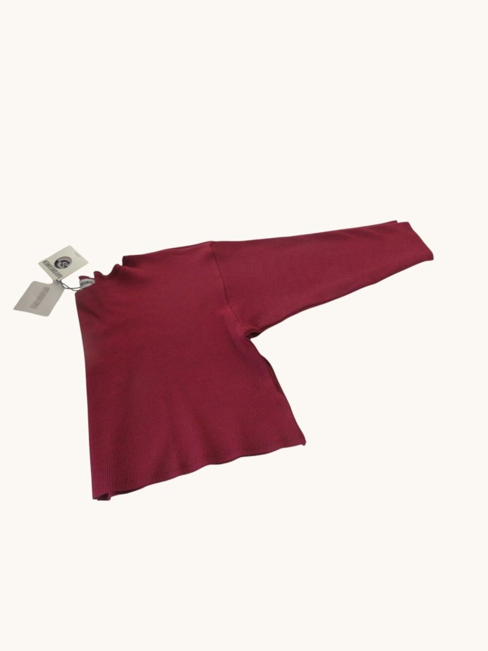 La Daydreamer - Solid Thermal Boatneck Long Sleeve Top, L/XL - NWT - Picture 6 of 9